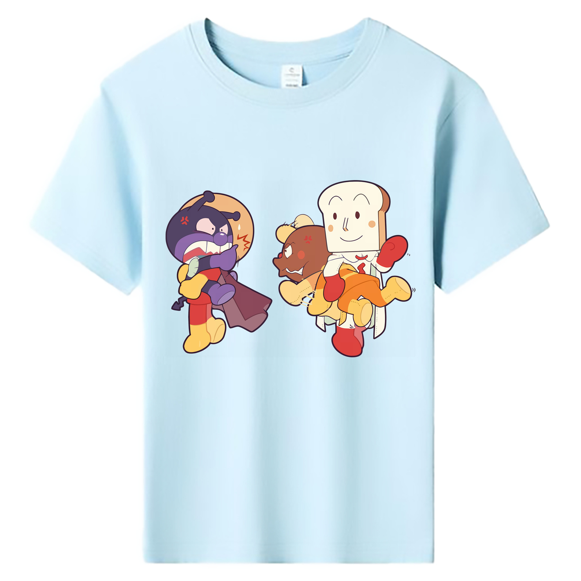（画像用） アンパンマン Anpanman 綿100％キッズTシャツ（フロントプリント）